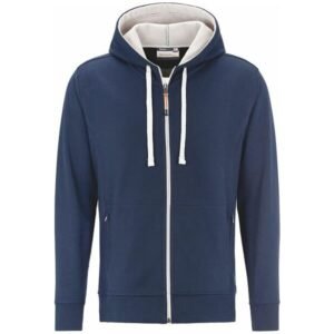 Áo khoác có mũ, màu xanh đậm, cỡ Unisex: L