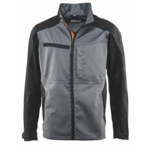 Áo Khoác Công Nghiệp Industry, xám / đen, Unisex cỡ: 3XL