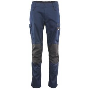 Quần Âu Công Nghiệp, Xanh Navy / Đen, Cỡ DE: 62