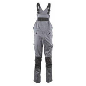 Quần Yếm Công Nghiệp, xám / đen, cỡ quần áo DE: 25