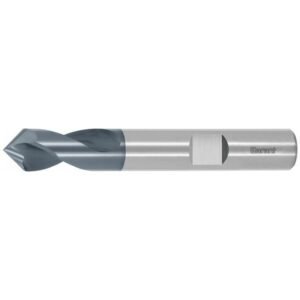 Mũi khoan định tâm NC bằng hợp kim carbide nguyên khối 90° rãnh xoắn, TiAlN, ⌀ DC h6: 6mm