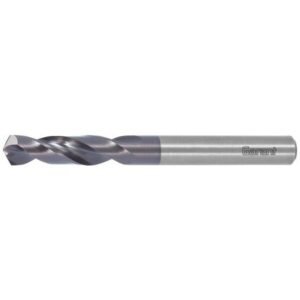 Mũi khoan trụ ngắn bằng carbide nguyên khối, phủ TiAlN, ⌀ DC h7: 2,2mm